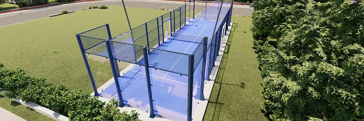 terrain de padel simple