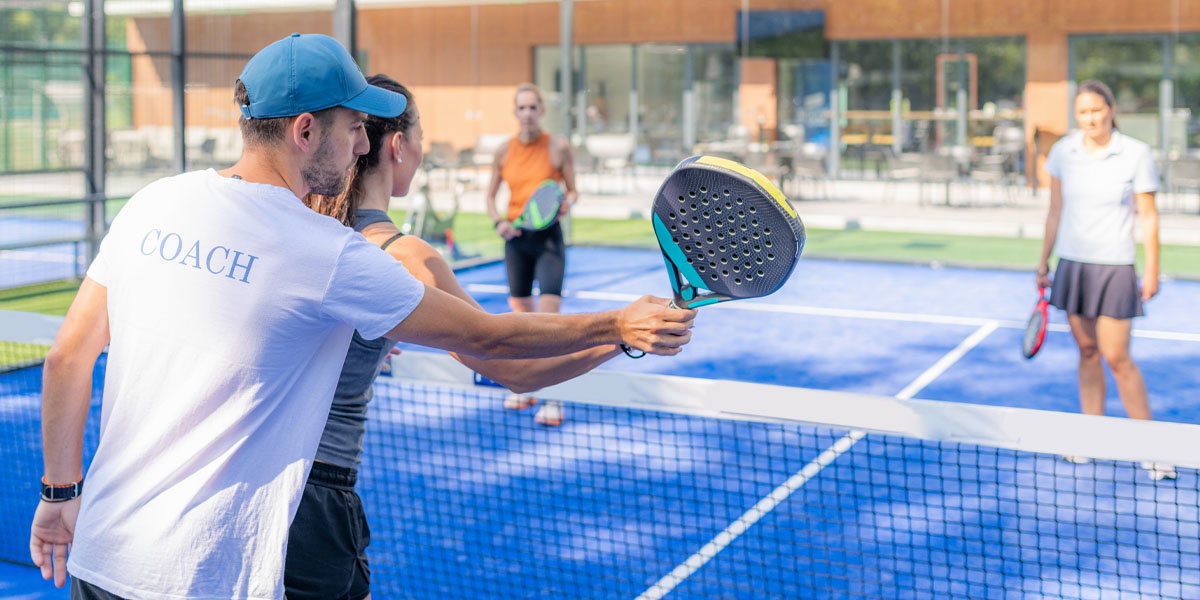 échauffement padel